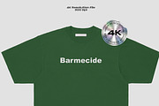 Heavy weight t-shirt mockup, a Shirt Mockup by Barmecide Mockup Studio (Thumbnail 3 of 3)