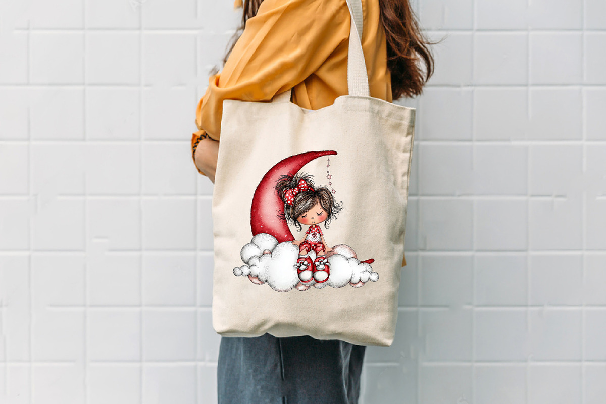 Whimsical Summer Girls Clipart, an Illustration by CreationArt (Photo 4 of 7)