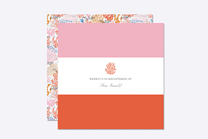 Coral Reef Baby Shower Template