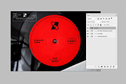 LP Label Mockup, a Packaging Mockup by Glue Lab (Thumbnail 4 of 4)
