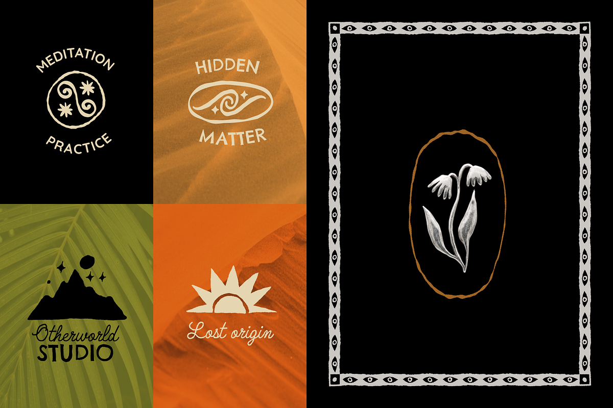Mystic Relics, Hand-Drawn Glyphs, an Object Graphic by venimo (Photo 10 of 17)
