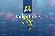 Valentine's Day template bundle, a Social Media Template by gstudiovect21 (Thumbnail 1 of 3)