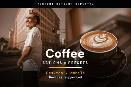 Coffee - Actions and Presets, an Action Add-On by Hydrozi Presets