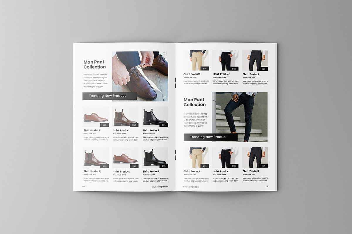 Apparel Clothes Catalog Design, a Brochure Template by afsar.hossain (Photo 6 of 7)
