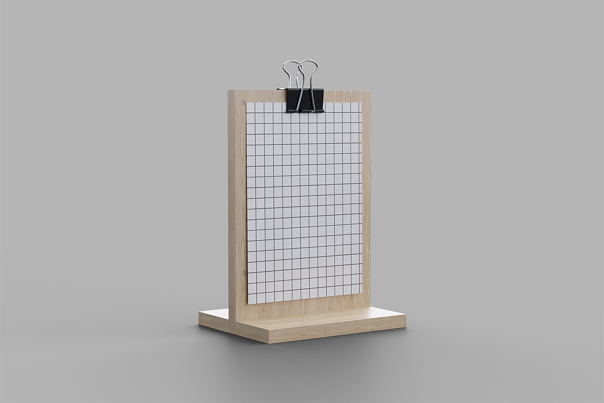 Wood Sign Holders Mockup, an Advertising Mockup by Muhazdinata (Photo 4 of 8)