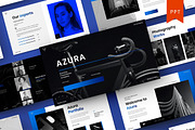 Azura – Business PowerPoint, a Presentation Template by Dens Creative Studio (Thumbnail 1 of 6)