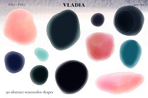 VLADIA Watercolor Abstract