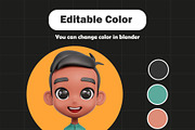Stylized 3D Avatar Set, a Characters & Person 3D Model by Kentung 3D (Thumbnail 5 of 6)