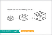 Minimal mail icons, an Outline Icon by Picture Window (Thumbnail 4 of 5)