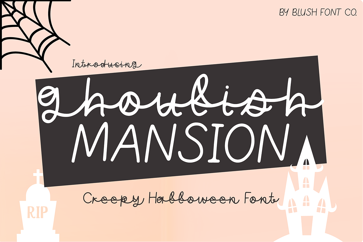 Big Spooky Halloween Font Bundle, a Handwritten Font by Blush Font Co. (Photo 8 of 15)