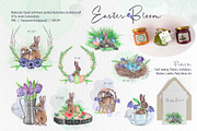 Easter & Spring watercolor clipart., an Illustration by BalanceUA (Thumbnail 2 of 10)