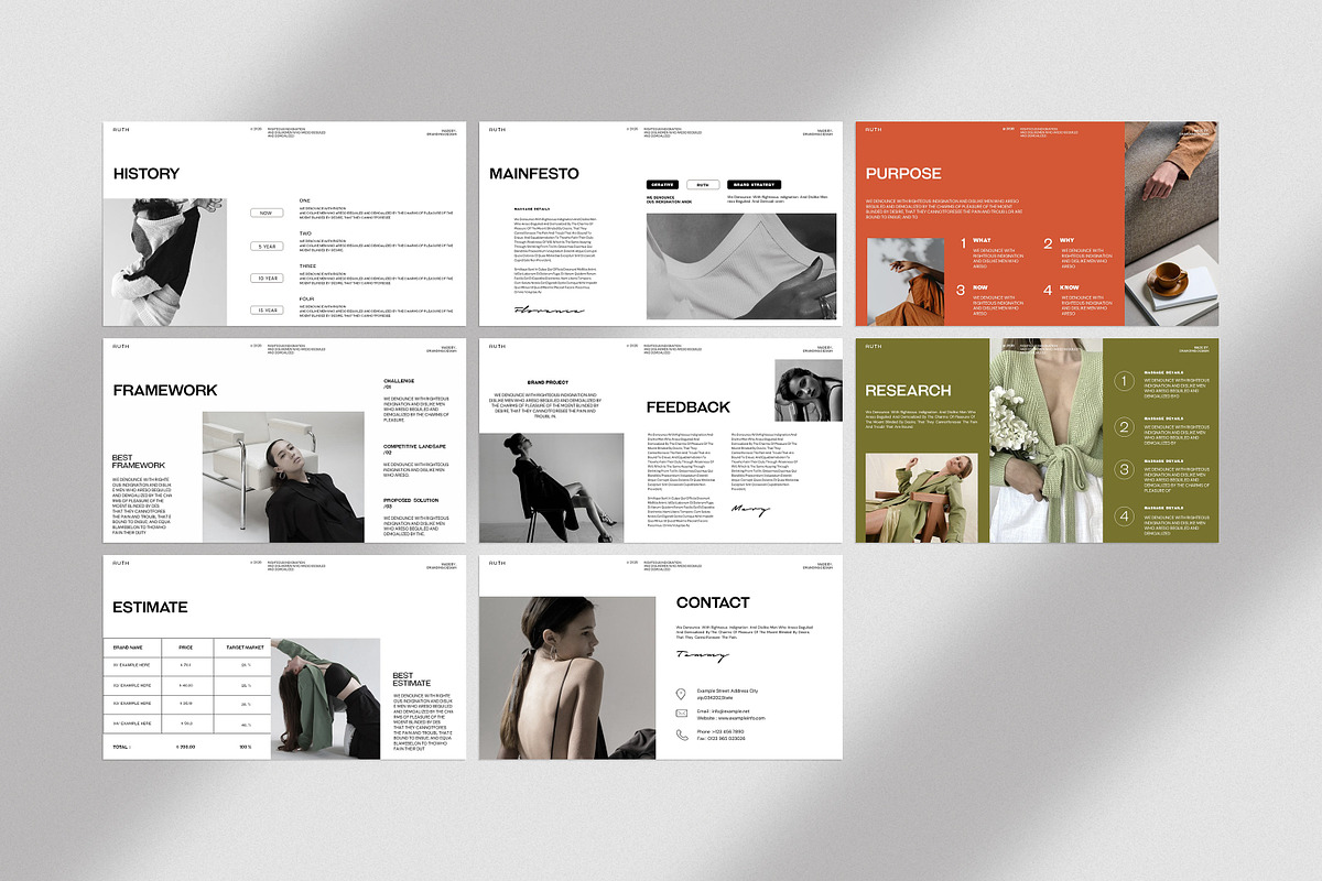 Brand Strategy Presentation Template, a Presentation Template by evgenystudio (Photo 7 of 7)