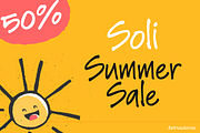 Soli Px, a Script Font by Letradora (Thumbnail 1 of 6)
