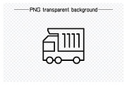 Car, Motorhome, Van and Truck Icons, an Outline Icon by Designfour (Thumbnail 4 of 7)
