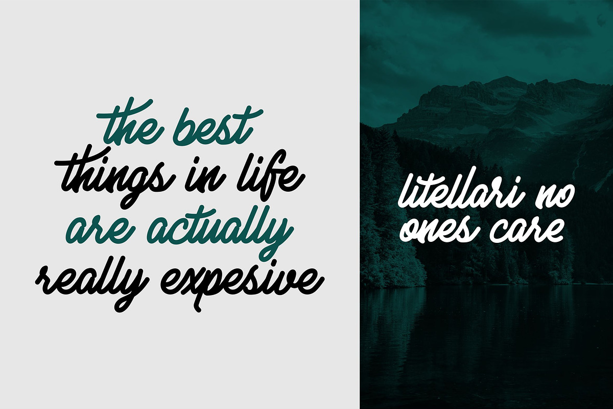 Senella Script Font preview 8