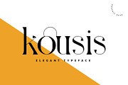 Kousis - Elegant/Feminine Font, a Font by GraphicDash (Thumbnail 1 of 10)