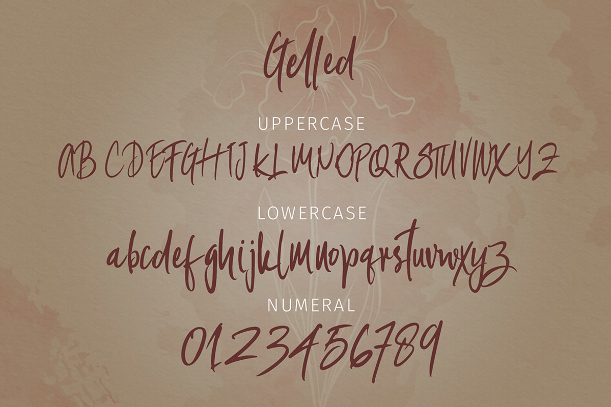 Gelled Lettering preview 6