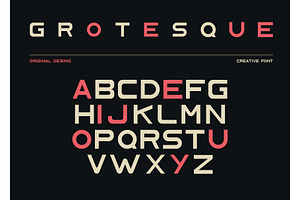 Latin Alphabet, Sans Serif Font In