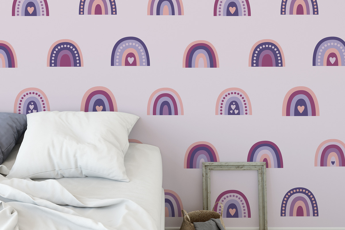 Rainbow Elements & Patterns Set #03, an Object Graphic by Olga Begak Art & Design (Photo 7 of 7)