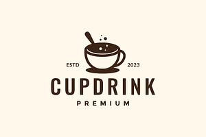 Hot Drink Coffee Chocolate Cup Logo