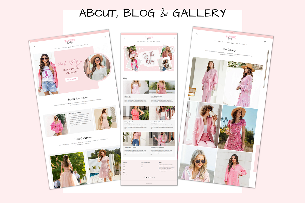 Boutique Shopify Theme, a Templates & Theme by Millennials Marketing (Photo 5 of 10)