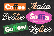 Blonde Vintage Duo, a Script Font by Letter Fresh (Thumbnail 9 of 13)