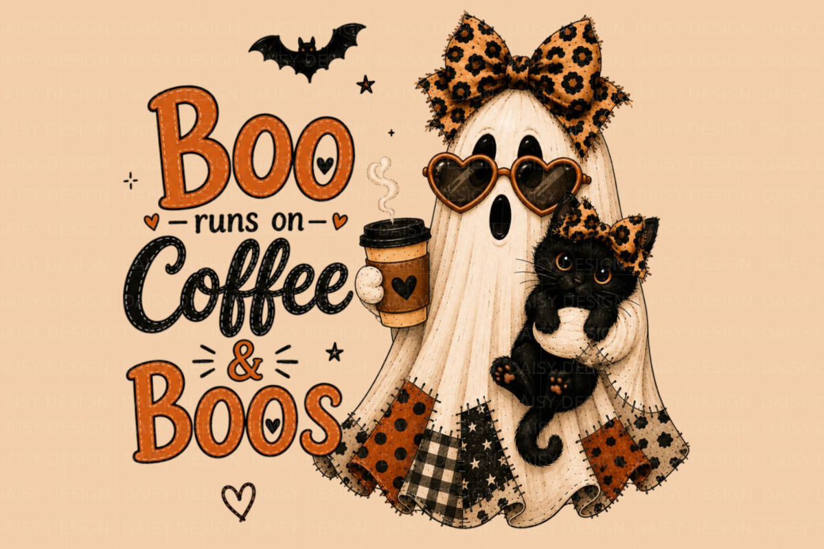 Coffee Halloween Tshirt Png Bundle, a Seasonal Illustration by Daisy Design (Photo 4 of 9)