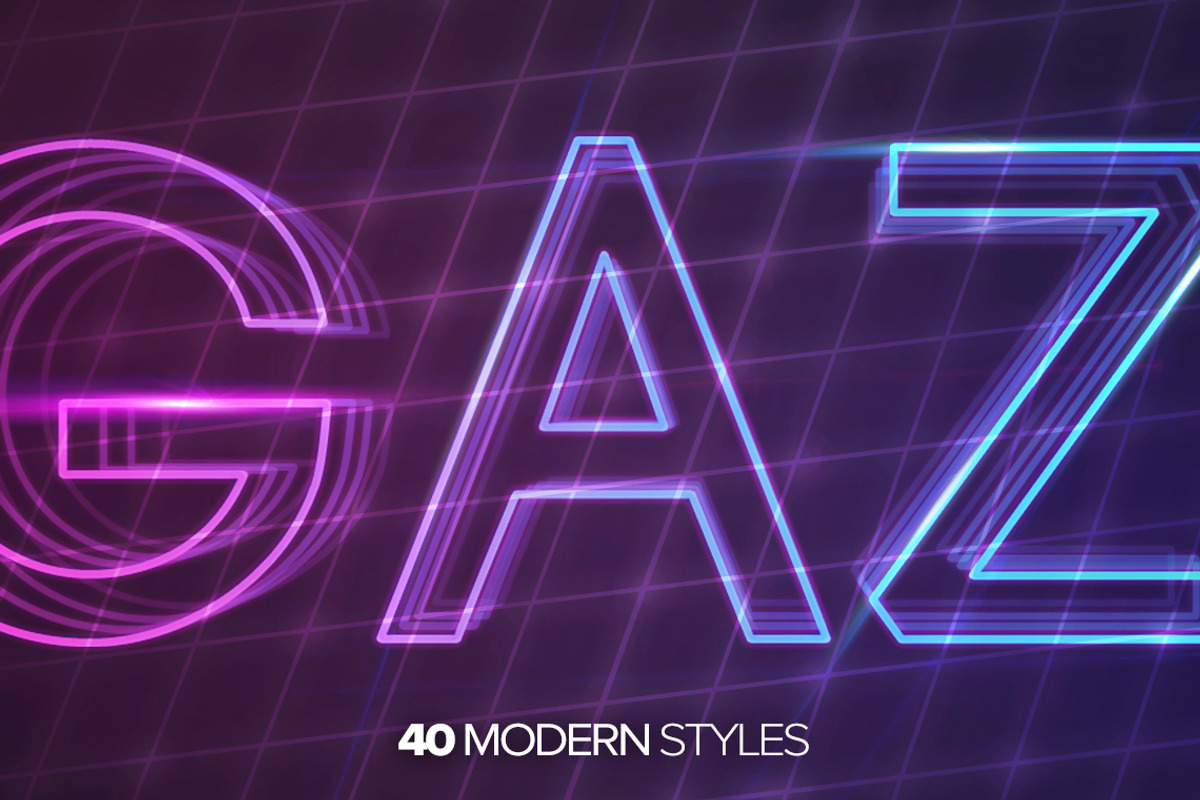 Layer Styles Bundle, a Layer Style Add-On by GothLab (Photo 6 of 6)