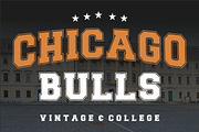 Chicago Bulls, a Slab Serif Font by Limited.studio (Thumbnail 1 of 7)