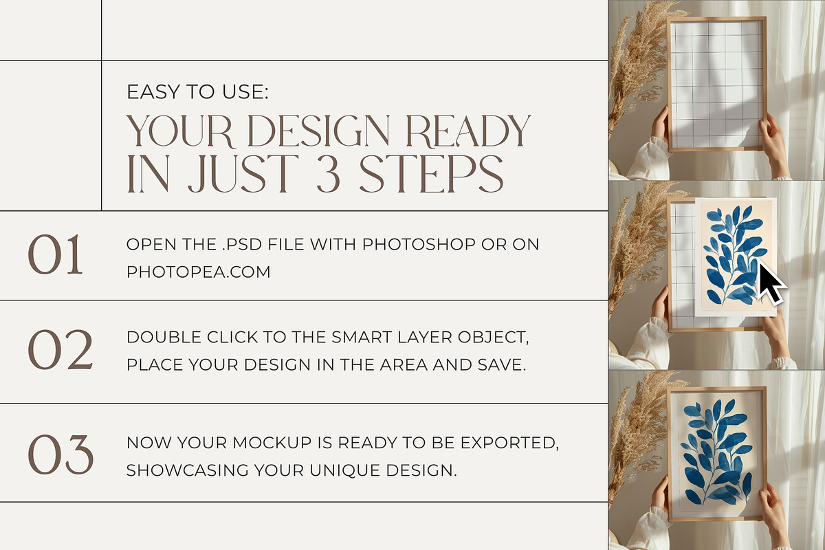 Parisienne Frames Mockup Bundle, a Household Mockup by Blank Studio (Photo 5 of 6)