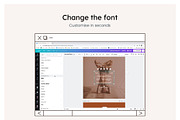 Yoga Instagram Feed Templates, a Social Media Template by Cultive Creative (Thumbnail 6 of 13)