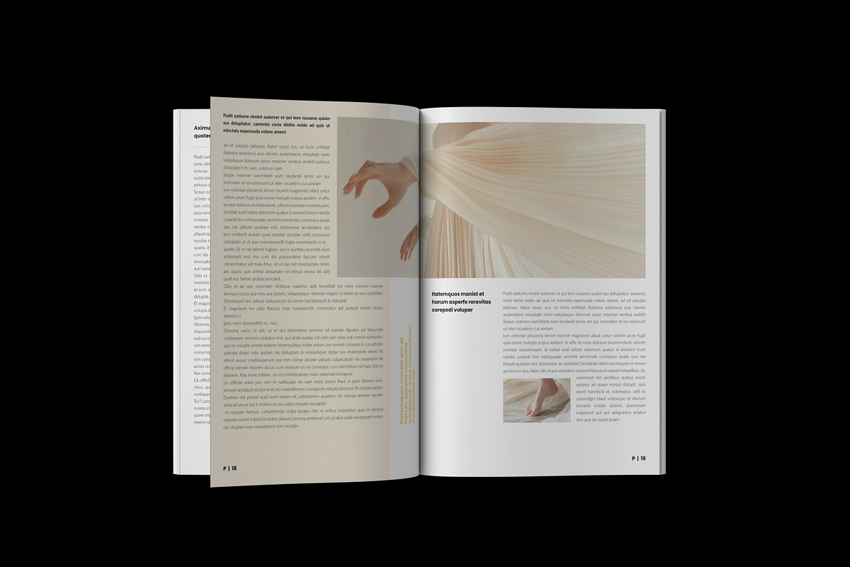 Fashion & Lifestyle Magazine Layout, a Magazine Template by NorthPeak (Photo 8 of 11)