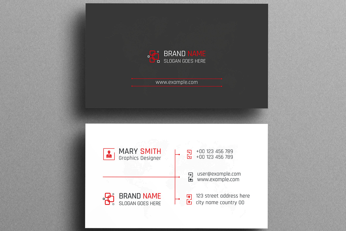 Business Card Template, a Business Card Template by MightyDesign (Photo 2 of 6)