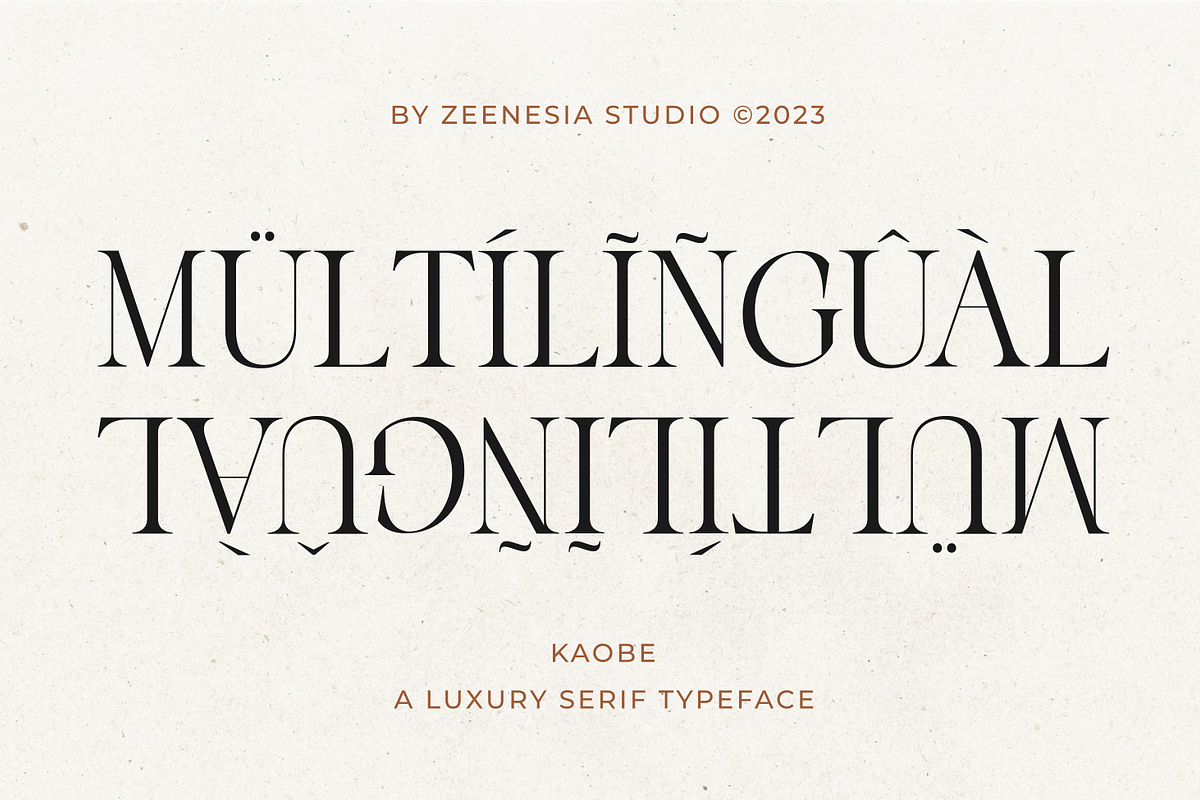 Kaobe - Luxury Serif Font, a Serif Font by zeenesia (Photo 16 of 16)
