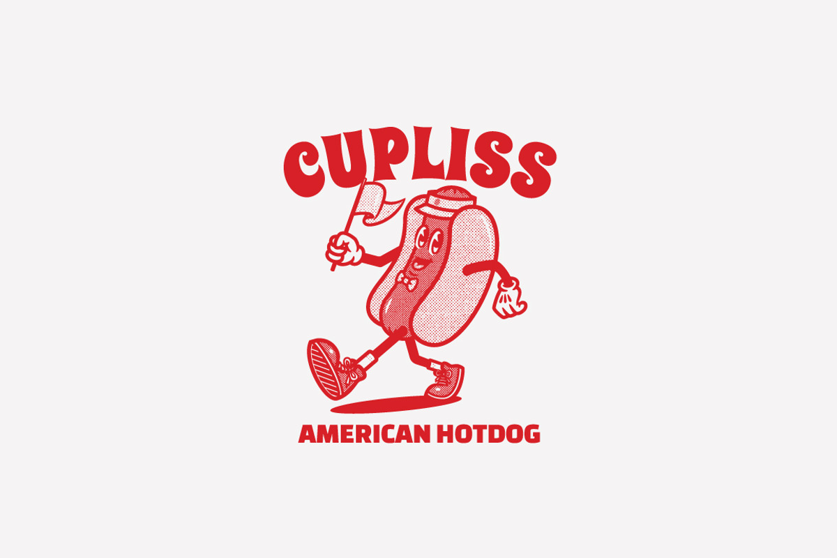 Cupliss Hotdog Logo Template, a Branding & Logo Template by Kreasi Malam (Photo 3 of 4)