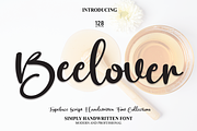 Beelover | Script Font, a Script Font by Scratchones (Thumbnail 1 of 8)