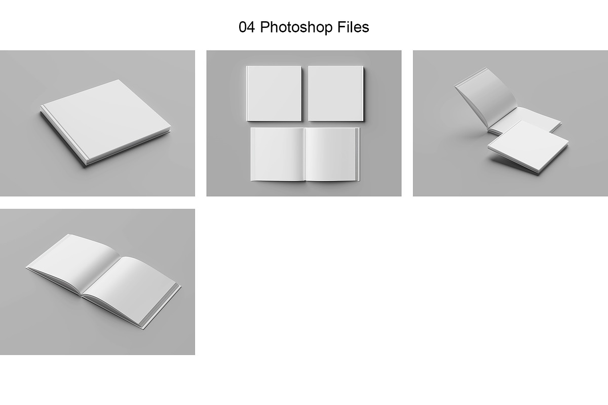 Square Book Mockup, a Books & Magazine Mockup by Tokobeta (Photo 7 of 7)