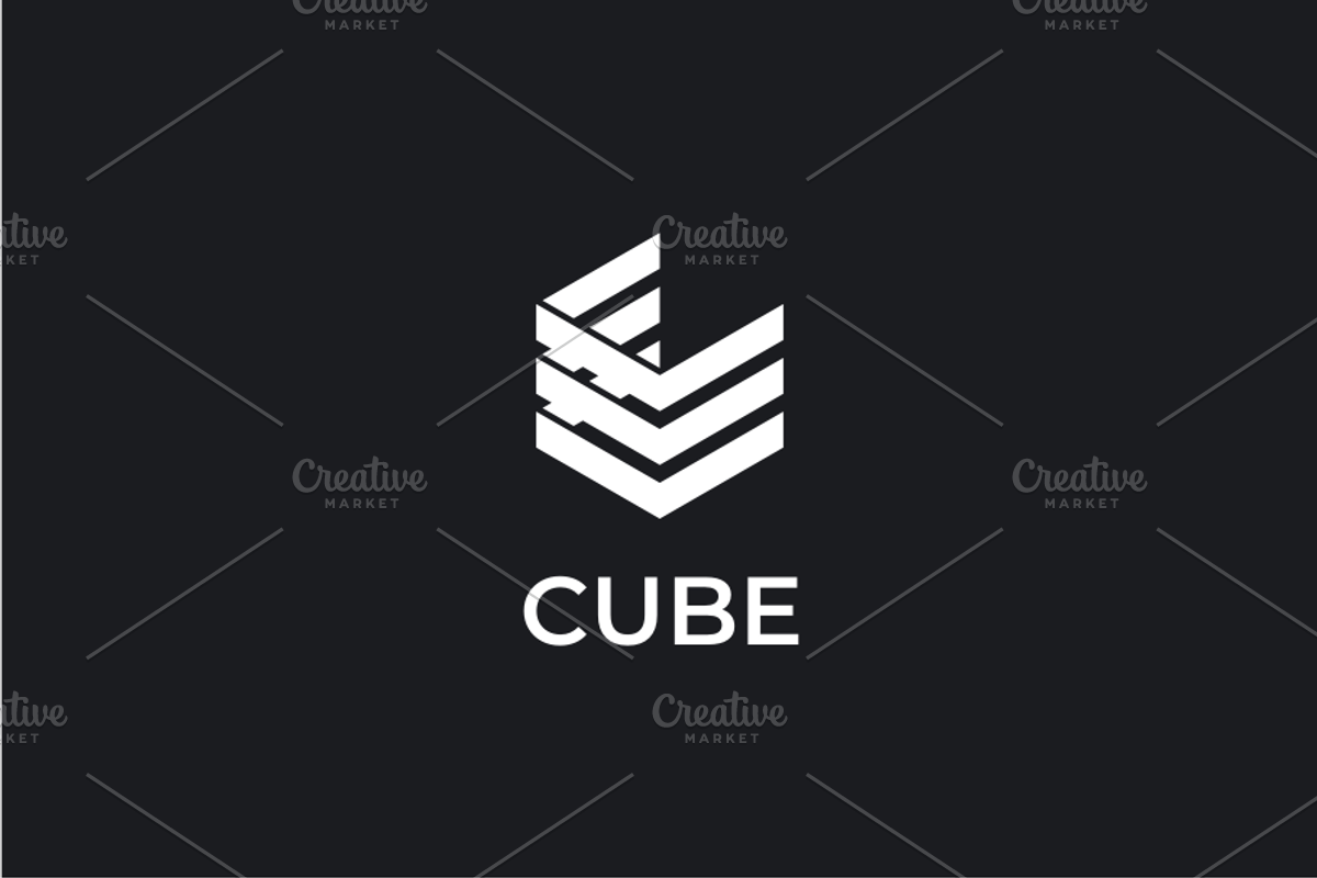 Abstract Layered Corner Cube Logo, a Branding & Logo Template by yopie (Photo 3 of 4)