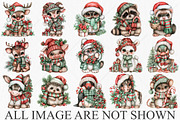 Christmas Animals Clipart Bundle, a Seasonal Illustration by Canvas Craft (Thumbnail 3 of 10)