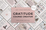 Gratitude Course Creator Canva, a Templates & Theme by Miri Campbell (Thumbnail 1 of 15)