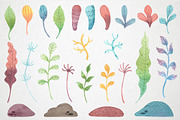 Cute Axolotl Clipart. Underwater, an Animal Illustration by LukaJreym (Thumbnail 3 of 7)