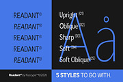 Readant Condensed - Family Font, a Sans Serif Font by Rastype (Thumbnail 7 of 10)