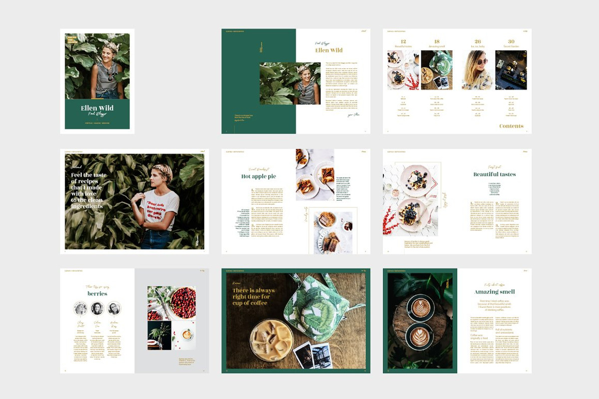 Magazine / CANVA, INDD / Ellen, a Magazine Template by Mirazz (Photo 15 of 16)