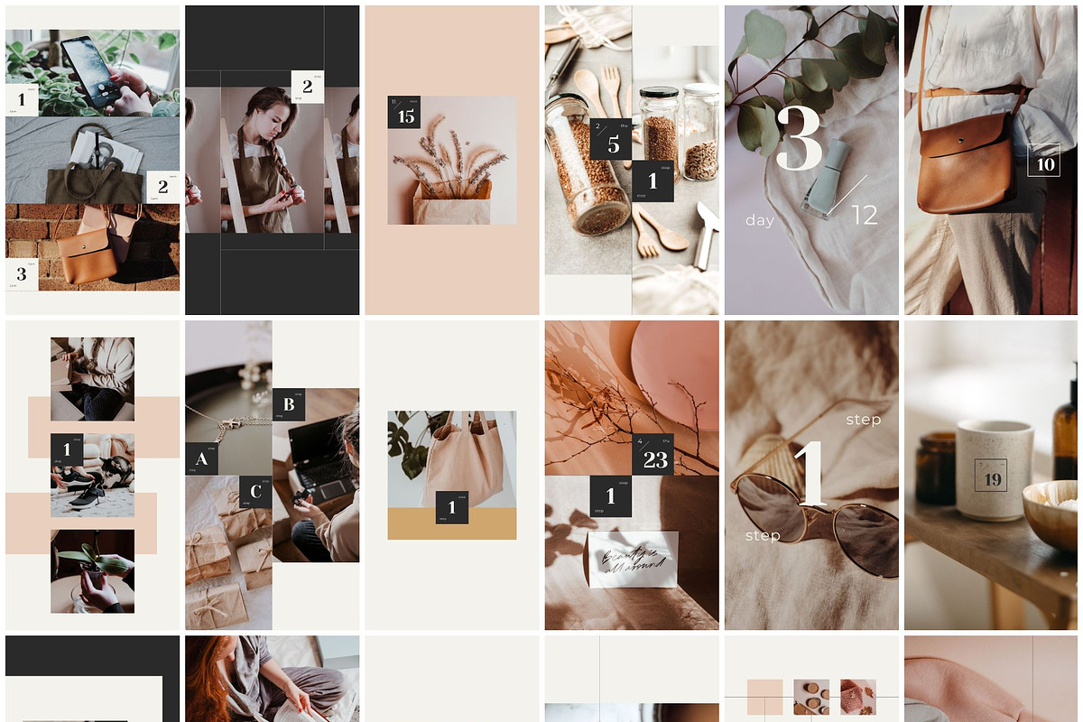 Instagram Calendar Templates Bundle, a Social Media Template by Keikoya (Photo 13 of 18)