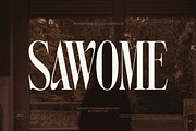 Sawome Elegant Serif Font Typeface, a Serif Font by Perfectype (Thumbnail 1 of 7)