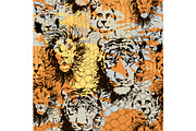 Animal pattern, an Animal Illustration by Polanika (Thumbnail 2 of 2)