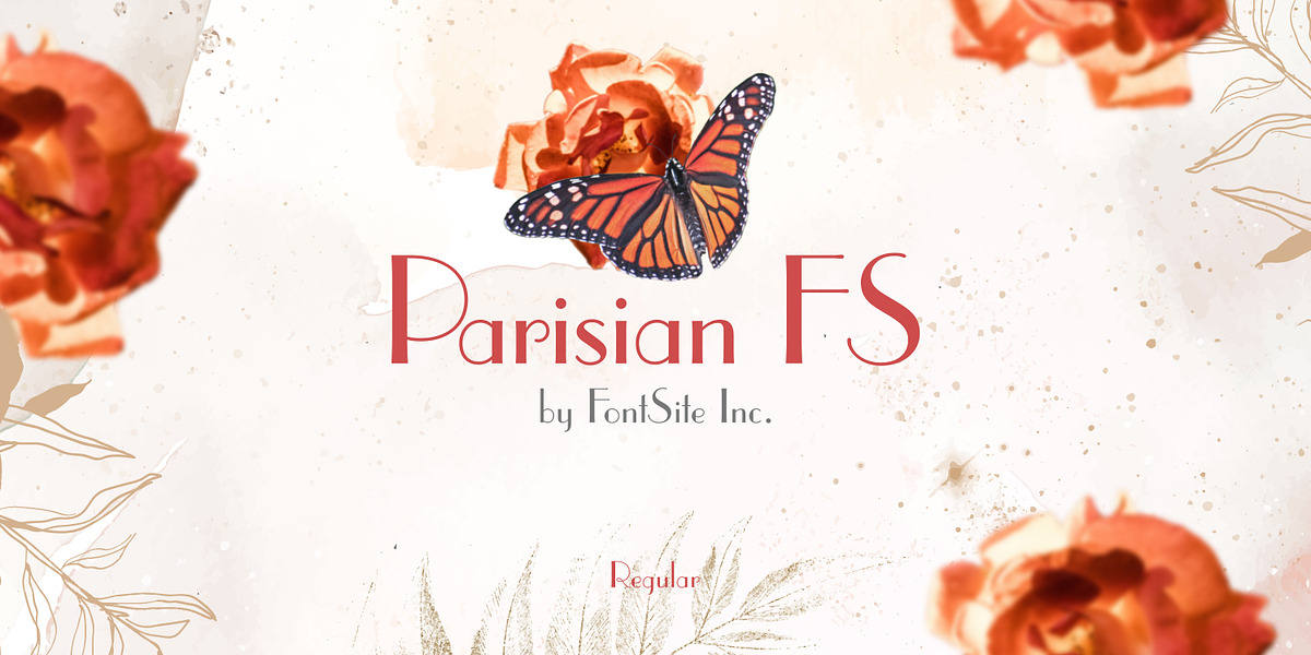 Parisian FS, a Font by FontSite Inc. (Photo 1 of 2)
