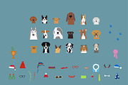 Winter Dogs Vector Edition, an Animal Illustration by Alena (Thumbnail 2 of 3)