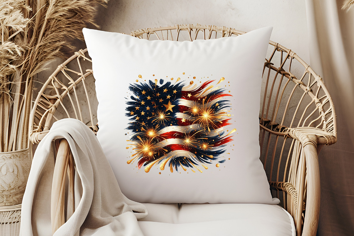 4th of July Brushstroke Sublimation, an Illustration by Libby Wishes (Photo 12 of 12)