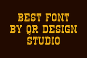 Cowboy Rough - Western Font, a Slab Serif Font by QR Design Studio (Thumbnail 3 of 6)